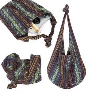 Boho Slouchy Crossbody Bag Hippie Style